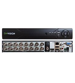 DVR Standalone 16CH - TRIHibrido - ONVIF - iDVR6016TEL CCTV