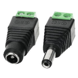 Plug de Energía 12V Hembra / Macho, Camaras Seguridad, CCTV