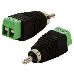 Plug RCA Macho, Microfonos, Audios, Camaras Seguridad, CCTV