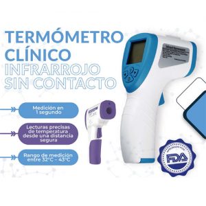 Termometro Clinico Infrarrojo Sin Contacto COVID19